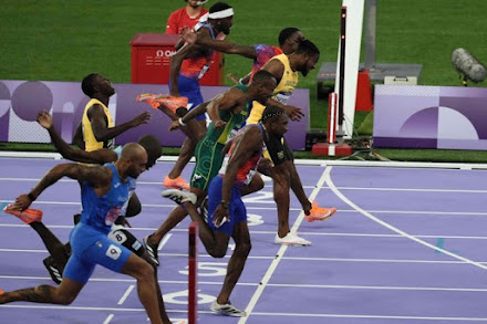 ‘Rock star’ Lyles banishes Tokyo demons with Paris 100m gold